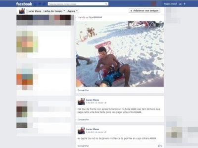 Ap�s exibi��o no Facebook, jovem � reconhecido e preso