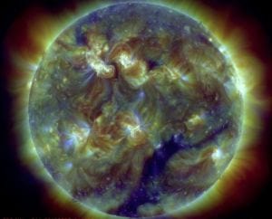 Imagens da tempestade solar s�o divulgadas pela NASA