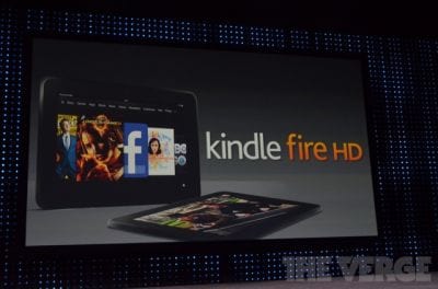 Amazon apresenta seu mais novo tablet, o Kindle Fire HD