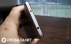 Xiaomi Mi Note 4x - parte superior, plug P3, microfone para amenizar ruído e sensor de luz