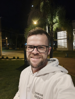 Selfie noturna retrato Selfie noturna retrato