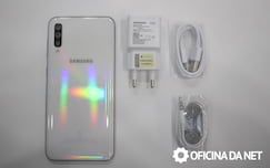 Galaxy A50 - conteúdo da caixa Galaxy A50 - conteúdo da caixa