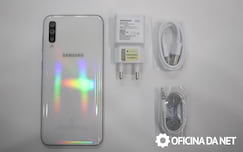 Galaxy A50 - conteúdo da caixa