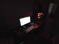 Ultrawide com pouca luz