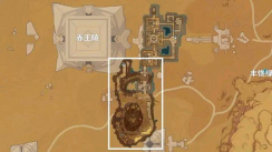 Mapa subterrâneo do deserto de Sumeru by fãs.