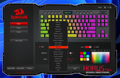 K621 Horus TKL software