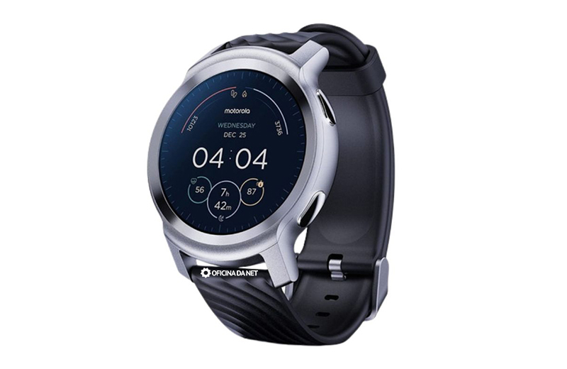 Motorola Moto Watch 100 - Smartwatch, GPS, Bluetooth, Preto