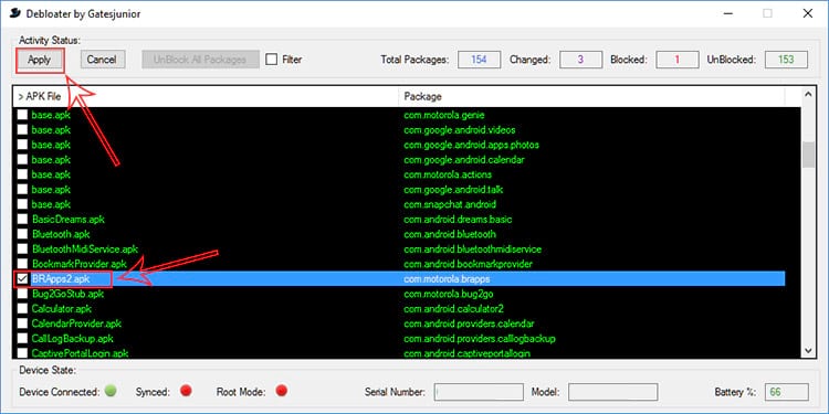 Como remover aplicativos nativos do Android Debloater-2