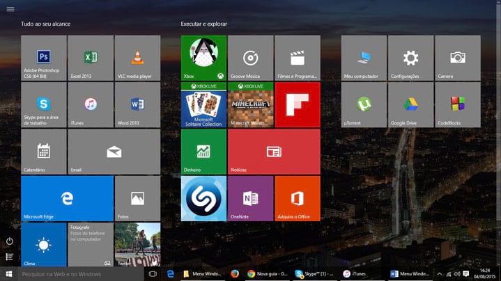 como voltar do windows 10 para o 8