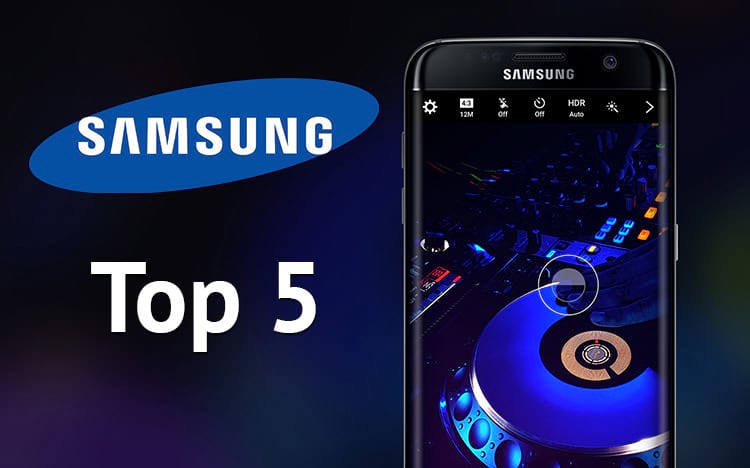 5 melhores smartphones da Samsung 5 melhores smartphones da Samsung