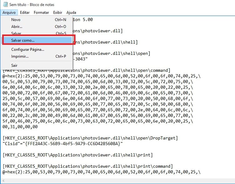 Como resgatar o visualizador de fotos no Windows 10 Como resgatar o visualizador de fotos no Windows 10