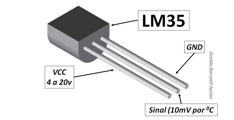 Conhecendo o Arduino Uno - Aula 12 - Lendo temperatura com o LM35 Conhecendo o Arduino Uno - Aula 12 - Lendo temperatura com o LM35