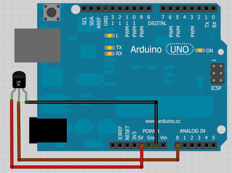 Conhecendo o Arduino Uno - Aula 12 - Lendo temperatura com o LM35 Conhecendo o Arduino Uno - Aula 12 - Lendo temperatura com o LM35