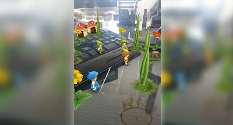  augmented reality effect was released on  application by Sony 