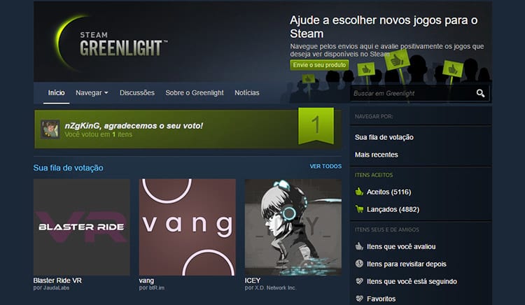 Steam Brasil - Qual foi o seu primeiro jogo no Steam? No