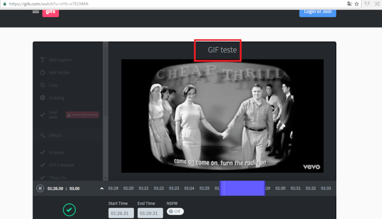 Truque na URL transforma vídeo do  em GIF imediatamente; veja