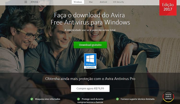 Melhores antivírus gratuitos de 2017