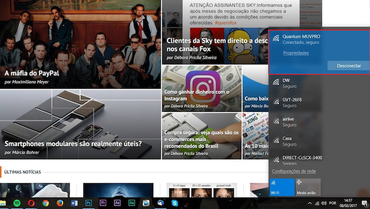 Como compartilhar a internet do celular no PC?