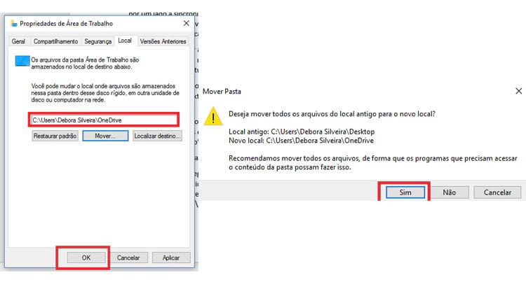 Como sincronizar a área de trabalho do Windows com o OneDrive Como sincronizar a área de trabalho do Windows com o OneDrive