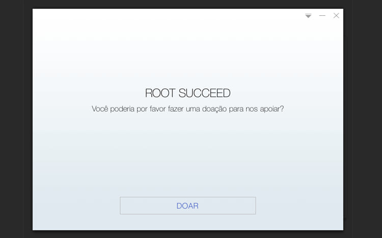 Root realizado com sucesso. Root realizado com sucesso.
