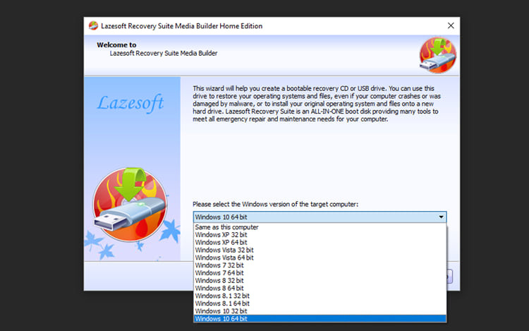 Selecione a versão na qual você deseja remover a senha.