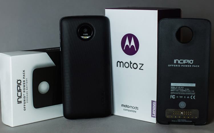 Linha de celulares Moto Z ganha Snap para bateria extra e capas coloridas