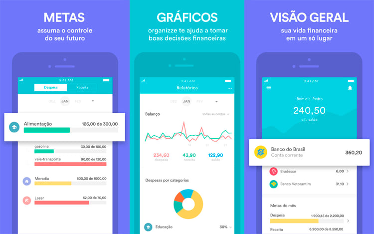 Aplicativo Organizze Finanças Aplicativo Organizze Finanças