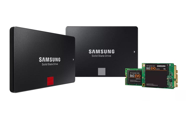 Samsung lança nova linha de SSDs, conheça o 860 Evo e 860 Pro
