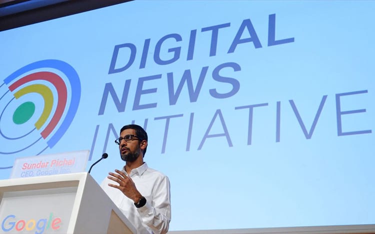 Google quer investir US$ 300 milhões em projeto jornalístico para combater as fake news Google quer investir US$ 300 milhões em projeto jornalístico para combater as fake news