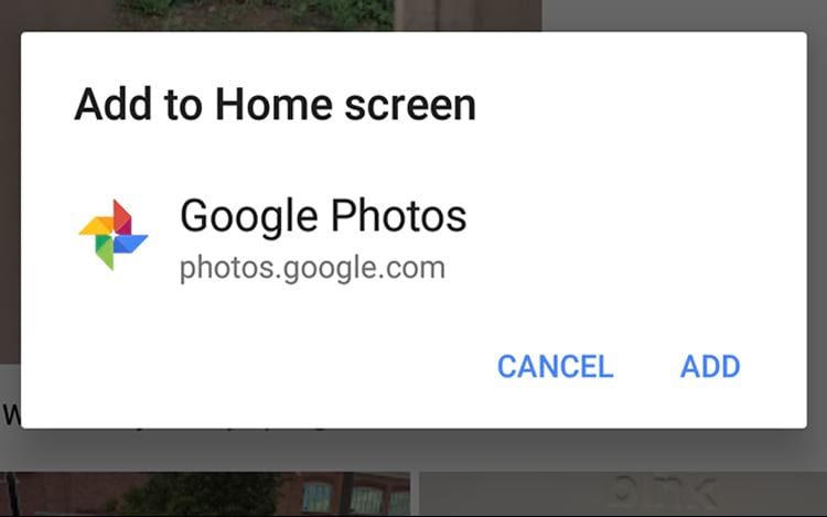 Google Fotos transformou sua página da web em um app nativo Google Fotos transformou sua página da web em um app nativo