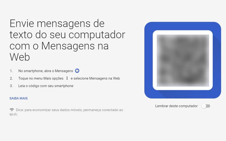 E o SMS fica como? Android Mensagens recebe versão para navegadores E o SMS fica como? Android Mensagens recebe versão para navegadores