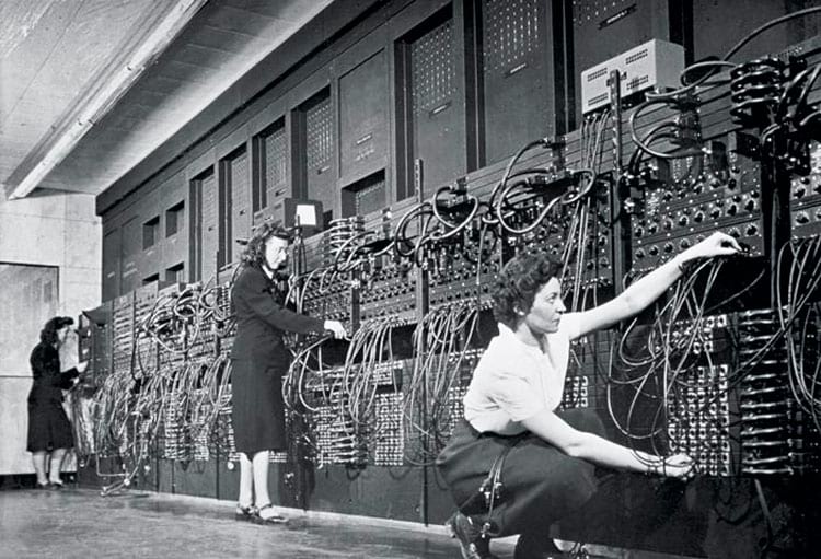 Everything that appears there is just a little bit of ENIAC