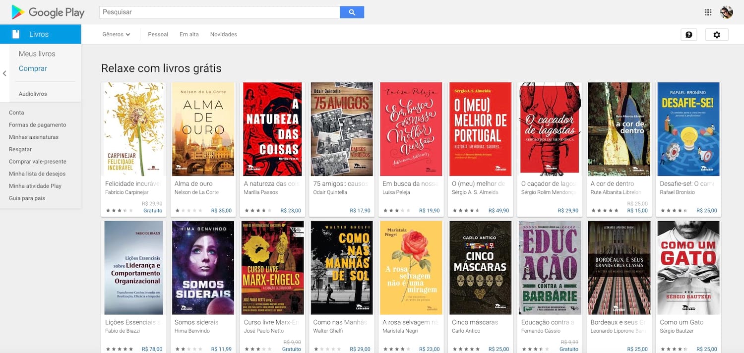 Como BAIXAR LIVROS GRATIS Google Play Livros 