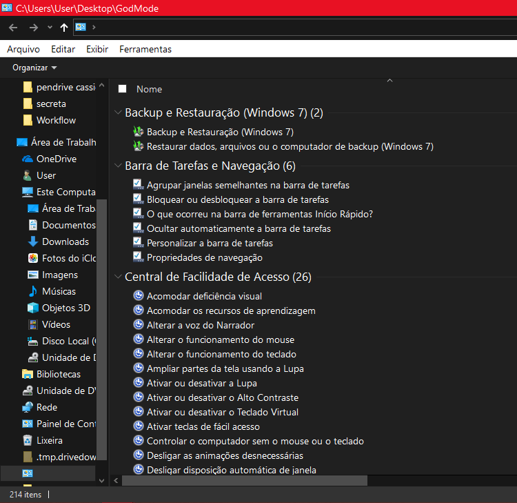 Windows 10 Como ativar o "Modo Deus" no Windows 10 (God Mode