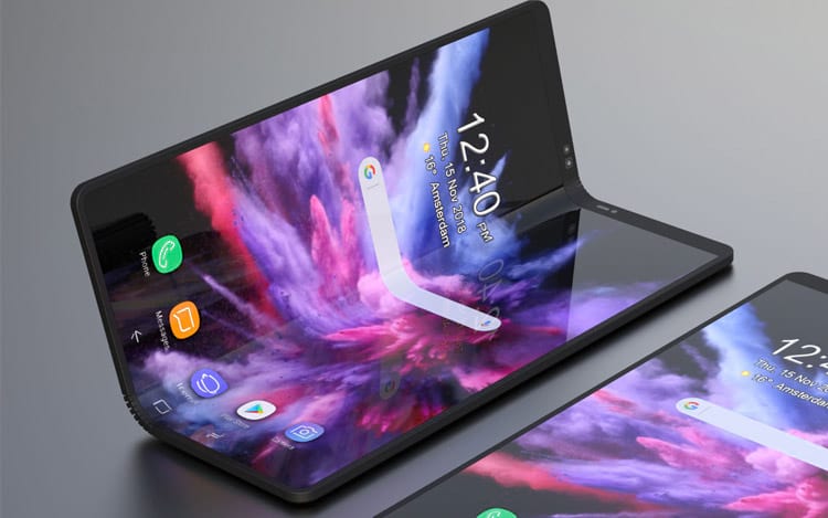 Renderizações em 3D demonstram como será o smartphone dobrável da Samsung Renderizações em 3D demonstram como será o smartphone dobrável da Samsung