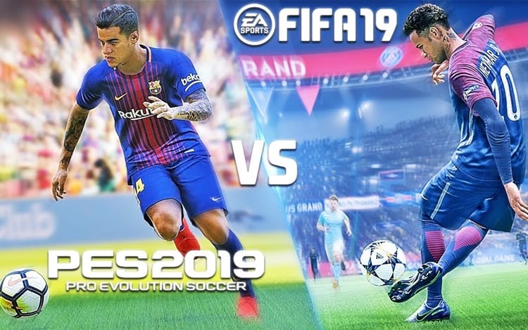 Qual é o melhor FIFA 19 ou PES 19?