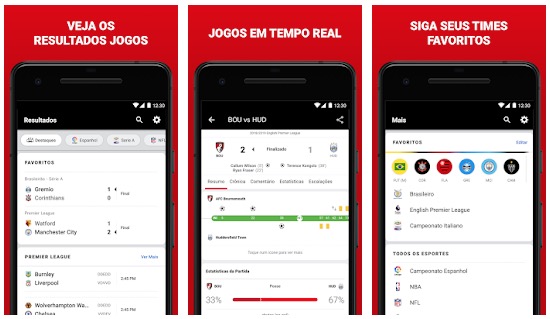 3 aplicações para seguir os resultados dos jogos de futebol