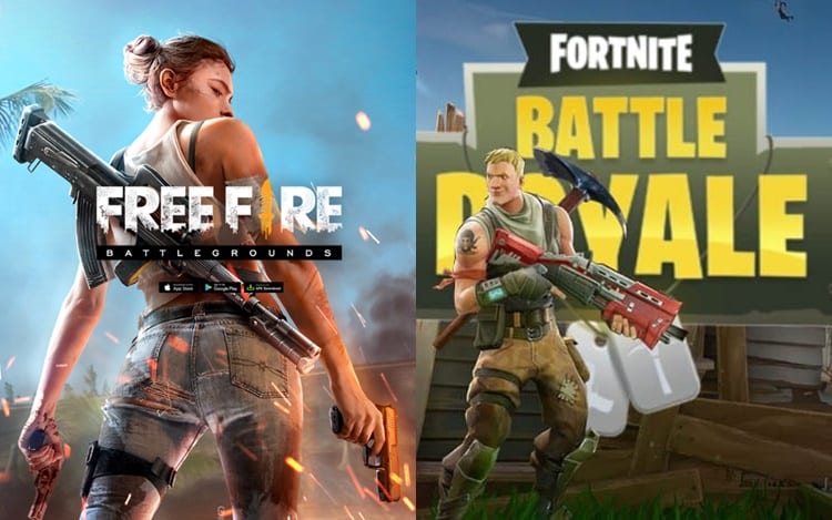 fortnite vs free fire quais as diferencas entre esses dois jogos battle royale - free fire ou fortnite