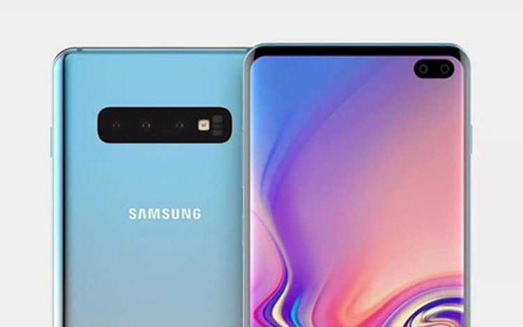 Renderização do Galaxy S10+ revela alguns detalhes Renderização do Galaxy S10+ revela alguns detalhes