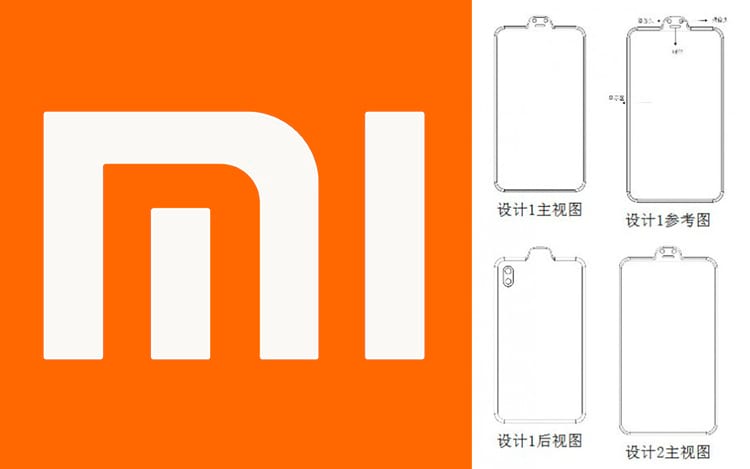 Xiaomi registra patente de celular com entalhe invertido Xiaomi registra patente de celular com entalhe invertido