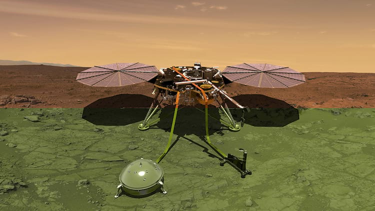 Sonda InSight da NASA em Marte Sonda InSight da NASA em Marte