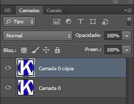 Camada duplicada Camada duplicada