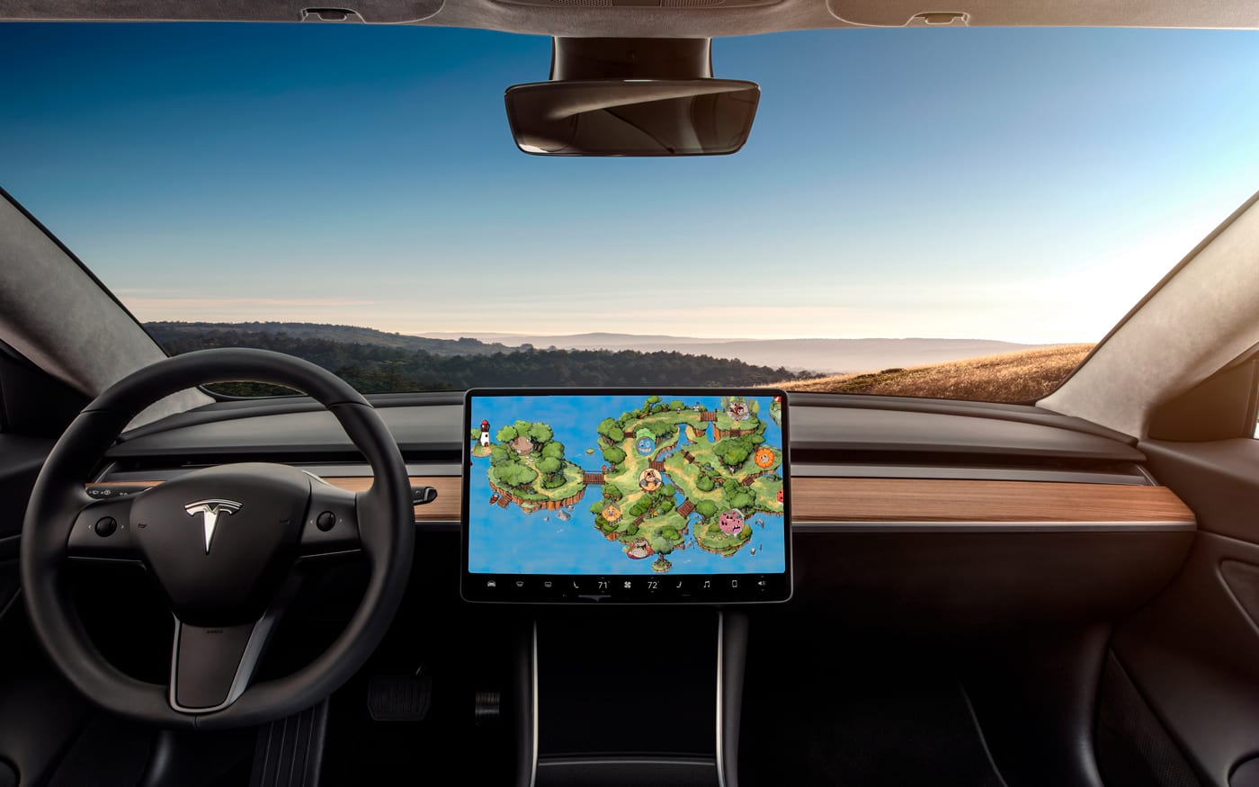 Cuphead pode ser jogado em carros Tesla
