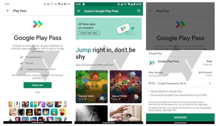 Google testa assinatura da Play Store com acesso a apps e jogos premium -  TecMundo