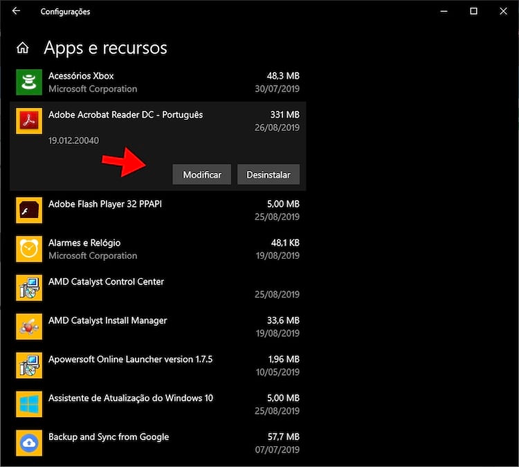 aplicativos w10