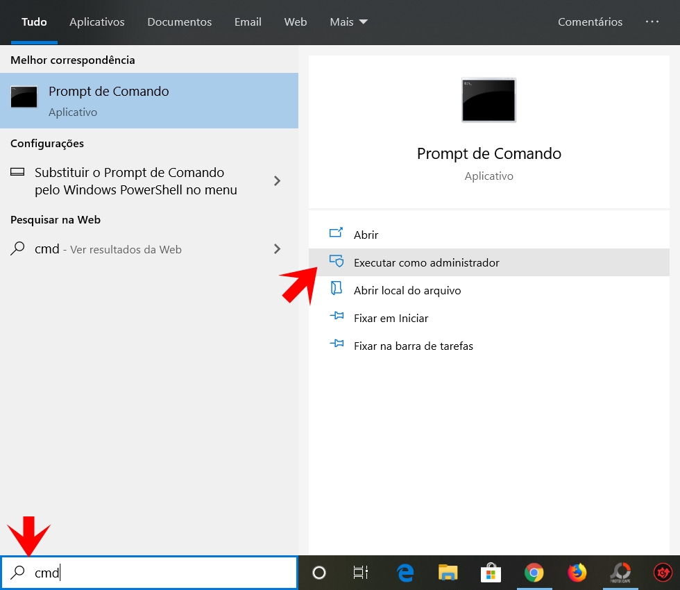 Como abrir o Prompt de Comando no Windows 10?