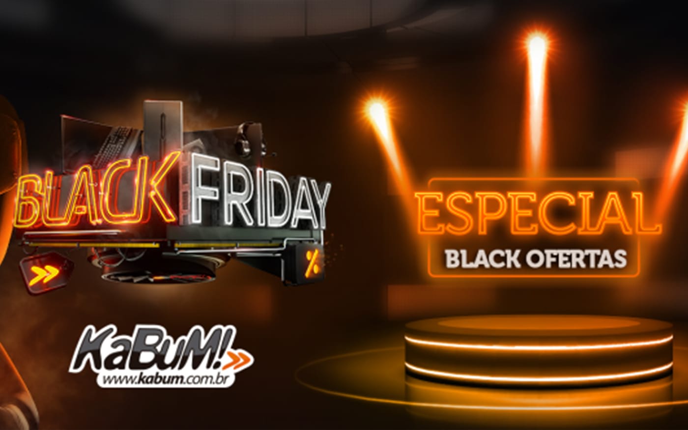 Black Friday KaBuM!: mais de 500 ofertas com até 80% de desconto