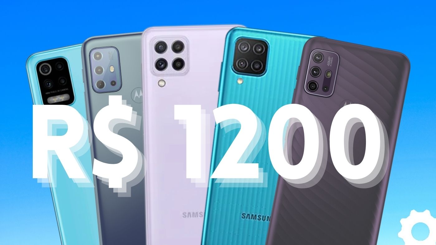 Melhores celulares até R$ 1200 para comprar em 2022