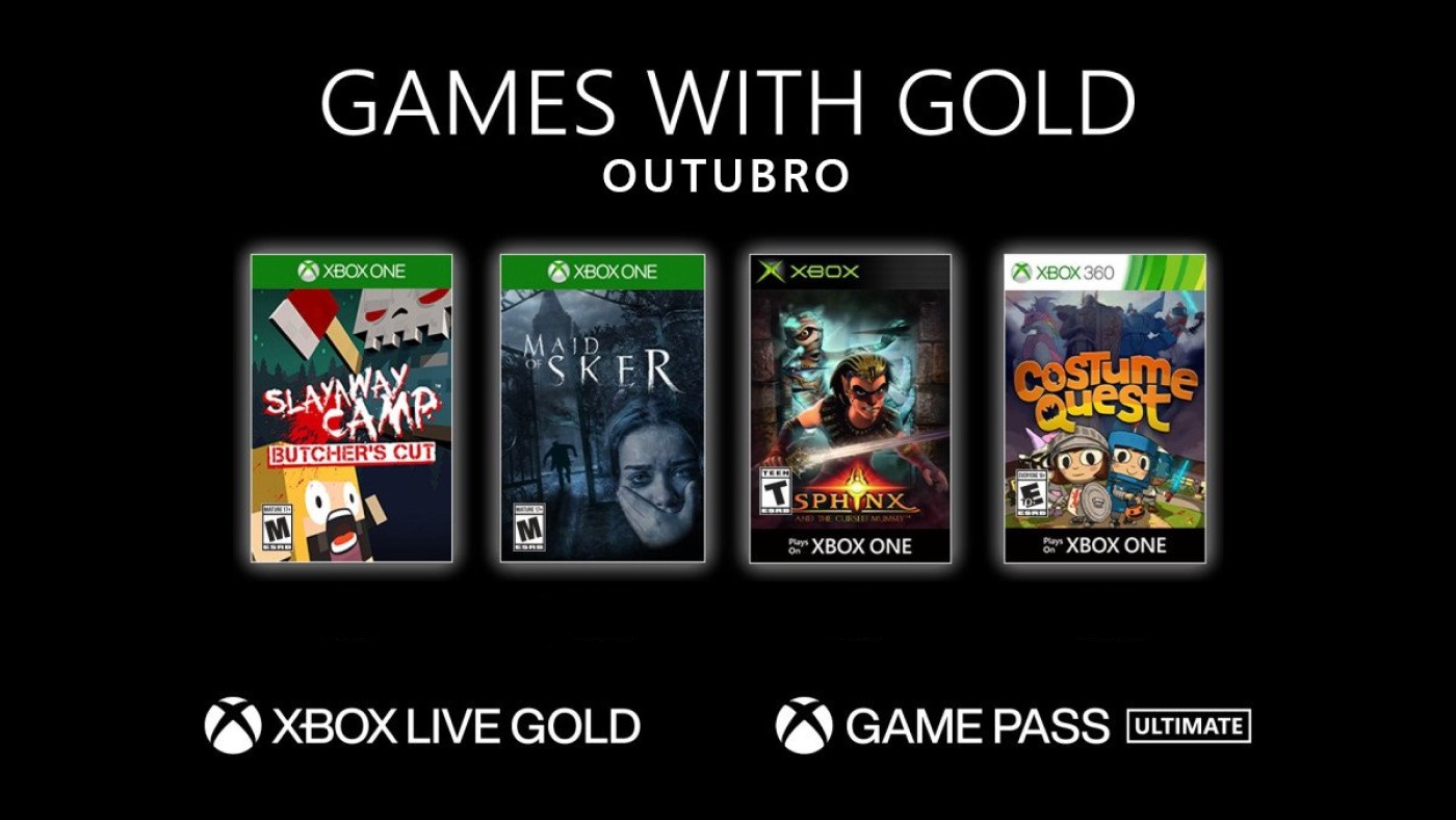 Microsoft revela jogos de outubro do Xbox Game Pass