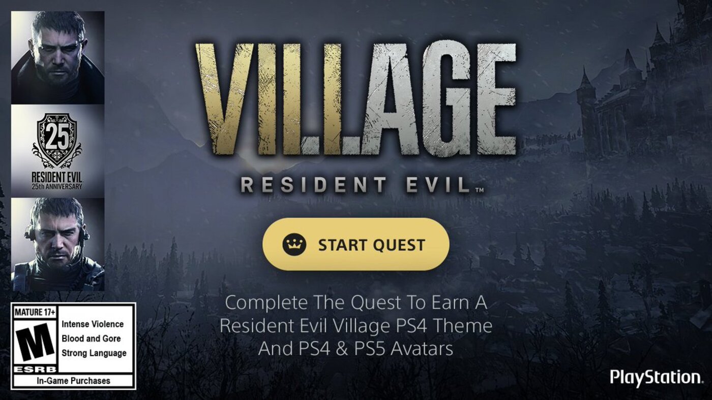 Resident Evil Village Tema E Avatares Gratuitos Na Psn Veja Como Resgatar